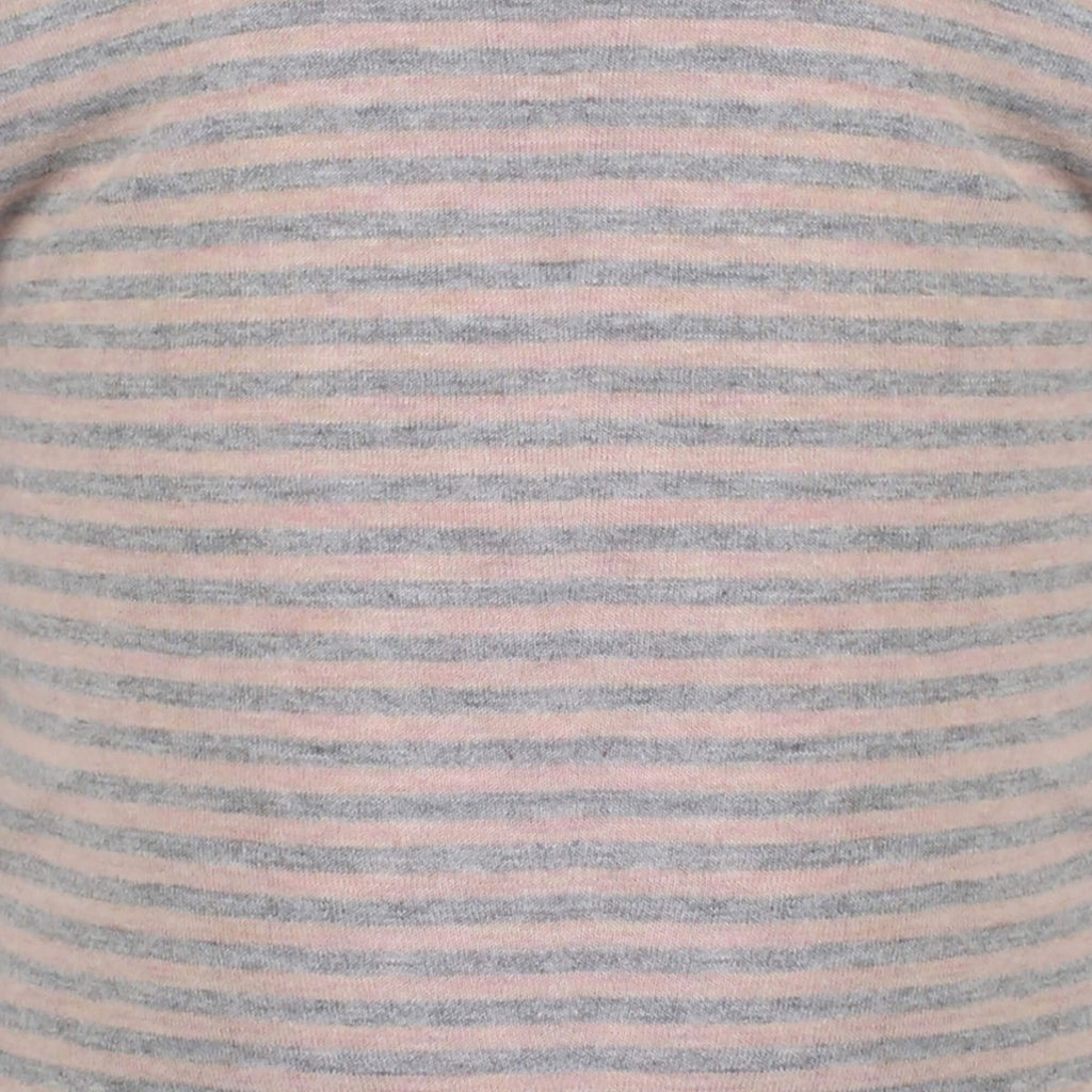 OrganicEra Organic Baby S/S T-shirt body, roze gestreept
