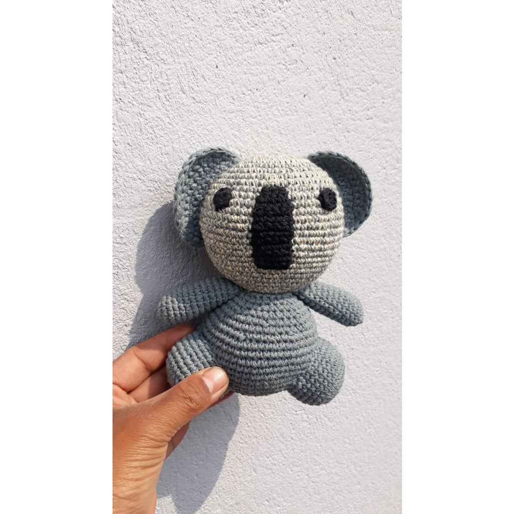 Luna-Leena koala Tommy - biologisch katoen - handgehaakt in Nepal
