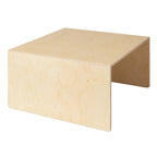Van Dijk Toys houten kubustafel / kinderbank Naturel - 75x75x40cm (kinderopvang kwaliteit)