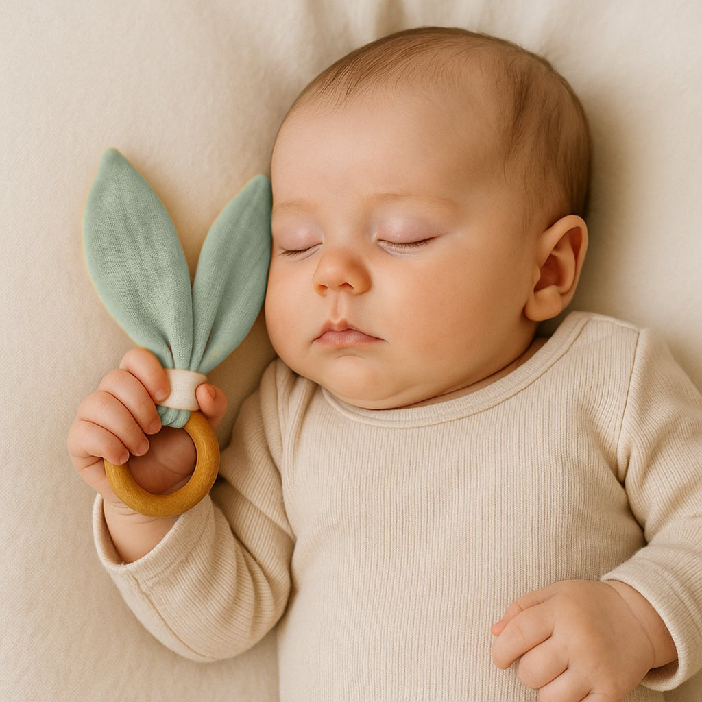 Groene bijtring van biologisch katoen