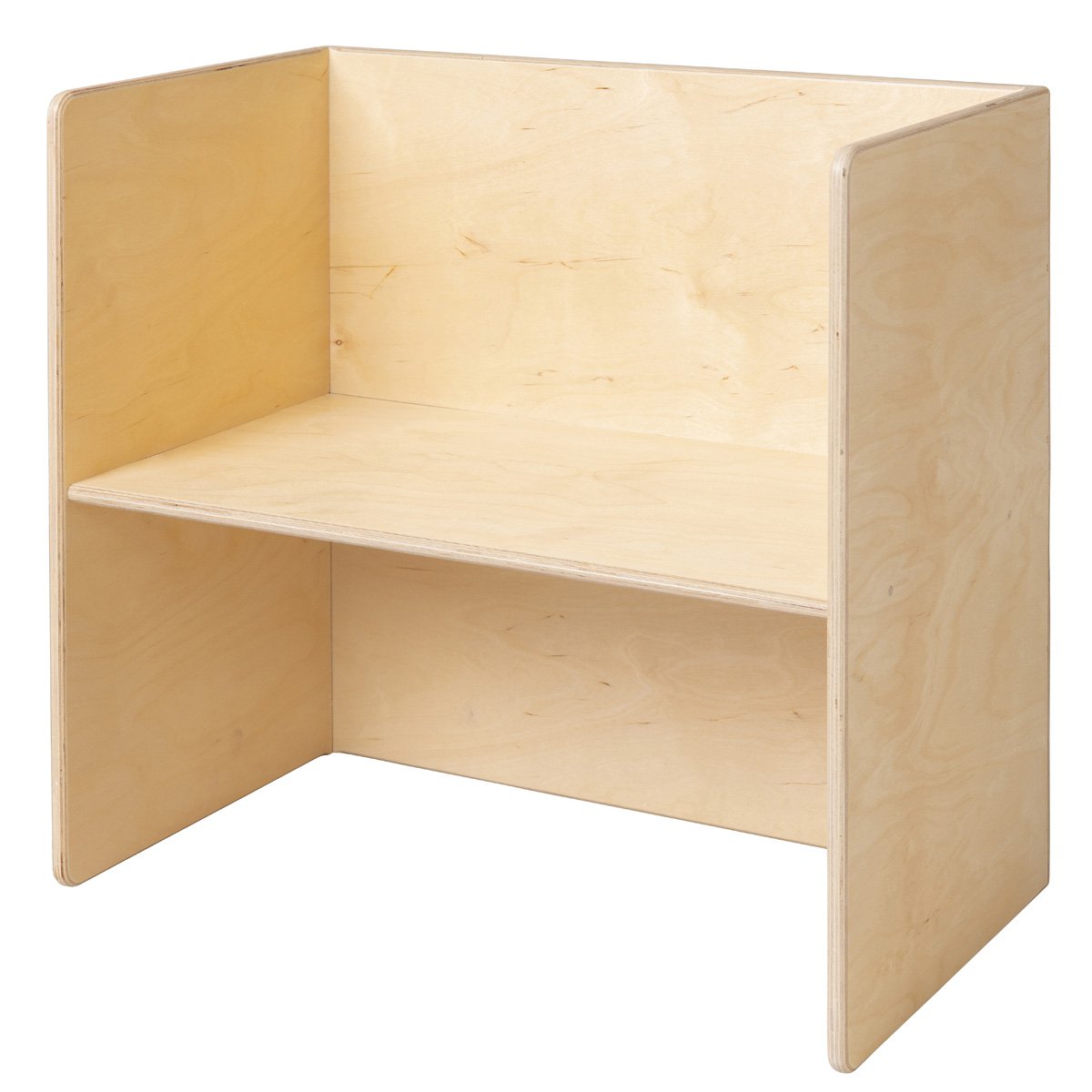 Van Dijk Toys houten kubustafel / kinderbank Naturel - 75x75x40cm (kinderopvang kwaliteit)