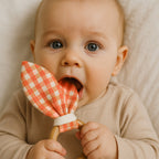 Gingham biologisch katoenen bijtring