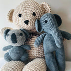 Luna-Leena koala Tommy - biologisch katoen - handgehaakt in Nepal