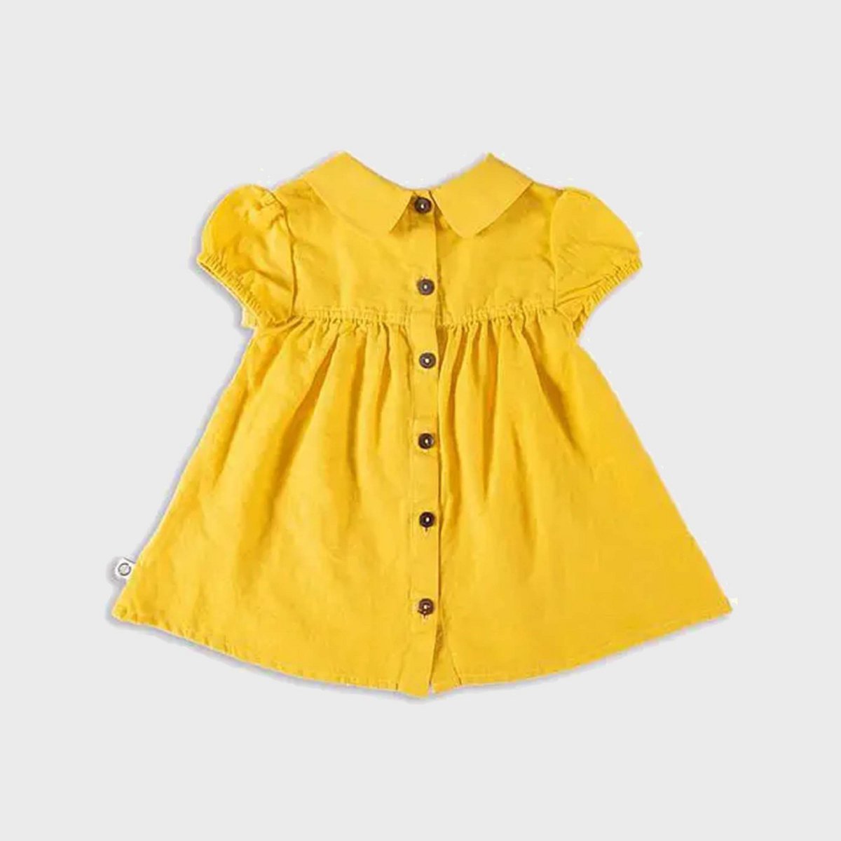 OrganicEra Organic Hemp Dress, Mustard