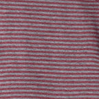 OrganicEra biologische babylegging, bordeaux - grijs gestreept
