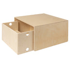 Van Dijk Toys houten kubustafel / kinderbank Naturel - 75x75x40cm (kinderopvang kwaliteit)