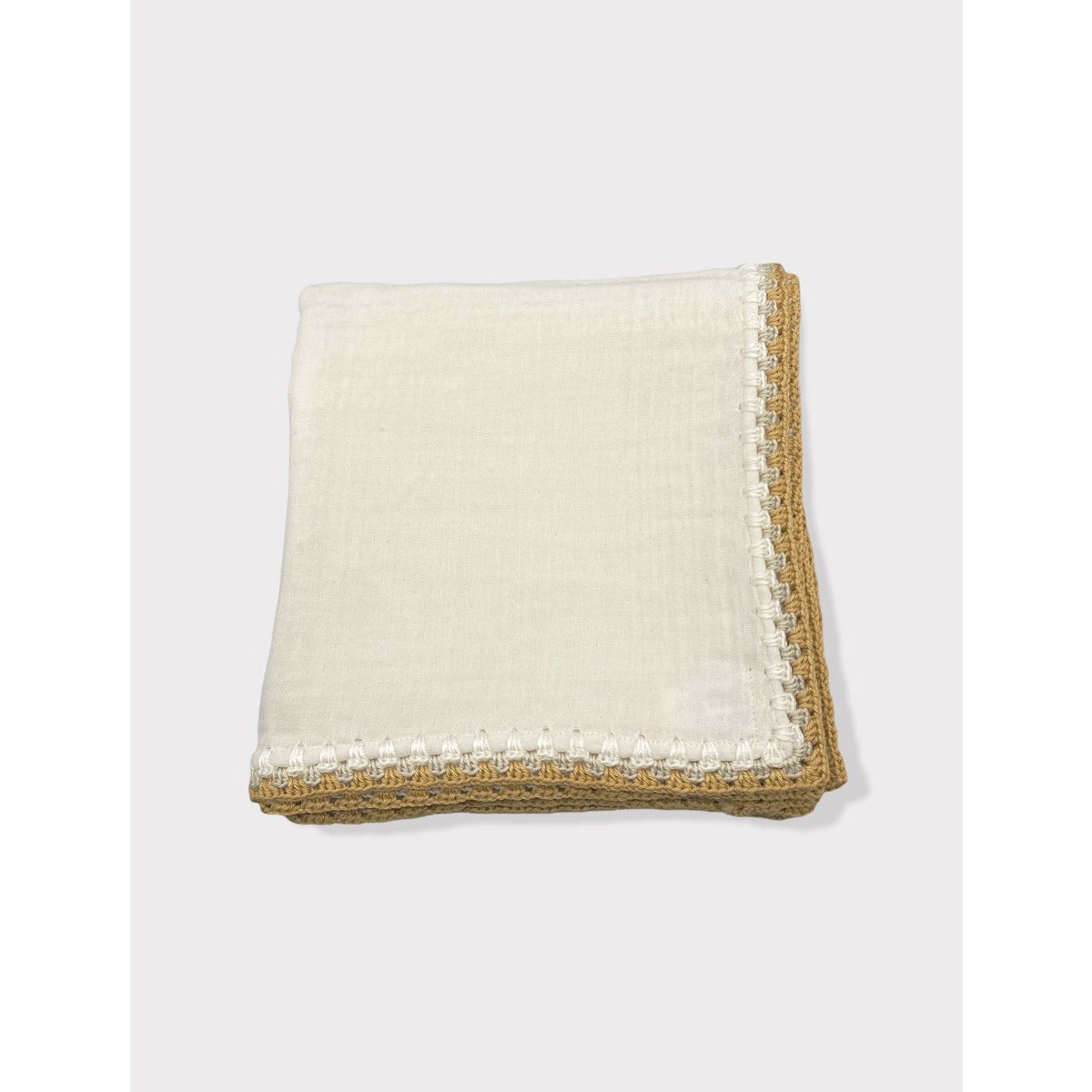 GEHAAKTE GOTS-certificaat mousseline deken