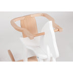 Rocking Horse "Pinolino" met ring, wit/natuurlijk