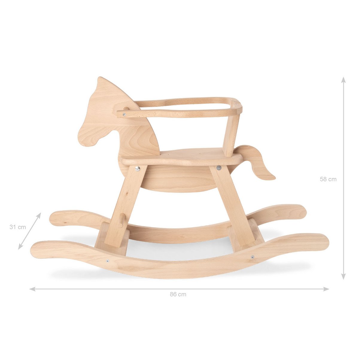 Rocking Horse "Pinolino" met ring