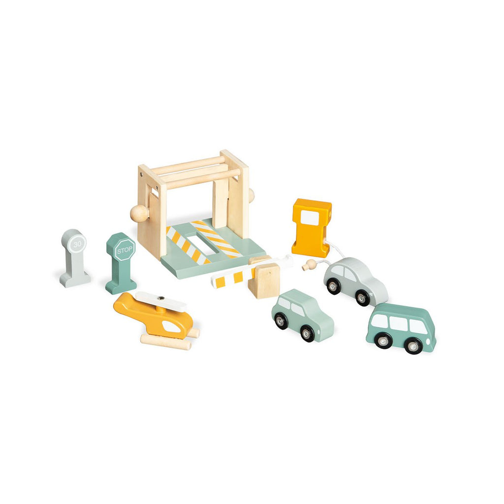 Parkeerplaats "Kurt" met accessoires