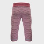 OrganicEra biologische babylegging, bordeaux - grijs gestreept